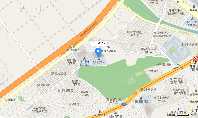 학교 찾아오시는 길 지도